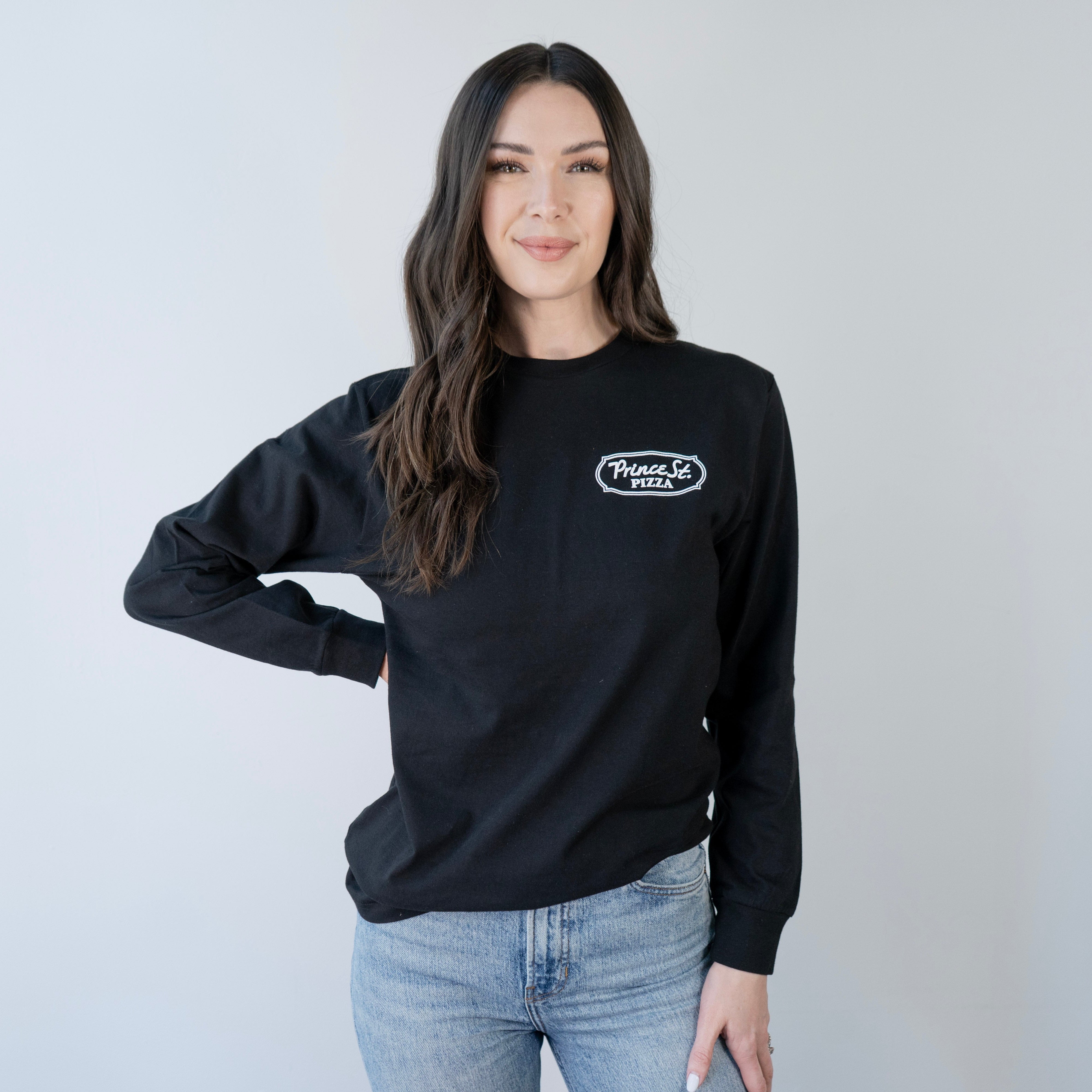 Prince St. Pizza Long Sleeve T-shirt – Prince St. Pizza Merch Store
