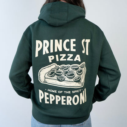 Prince St. Pizza Green Hoodie