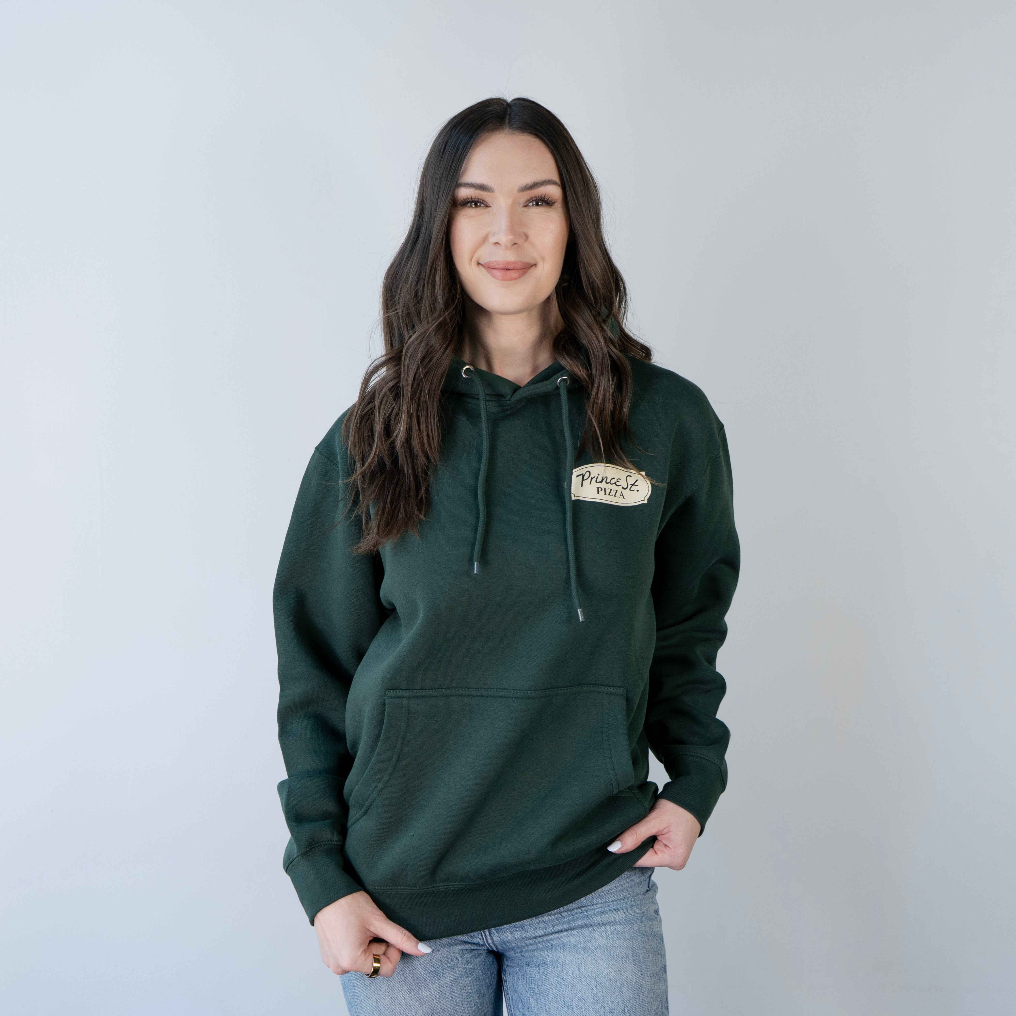 GDC PIZZA HOODIE GDC #1 NAVY / XL（6） Prince St. Pizza Green Hoodie – Prince St. Pizza Merch Store