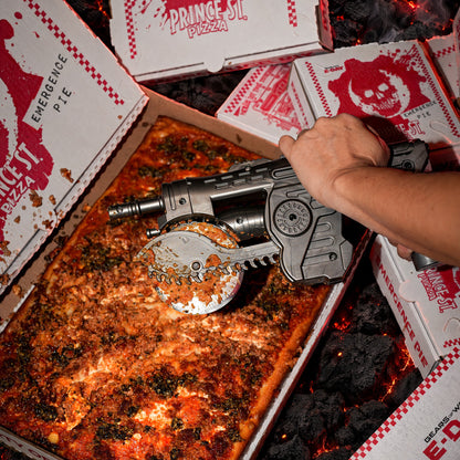The Final Drop of Limited Edition Gears of War Prototype Lancer Pizza Cutter