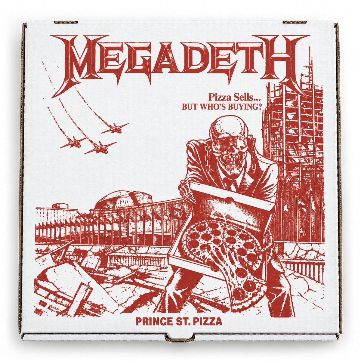 Megadeth Limited Edition Collectible Pizza Box