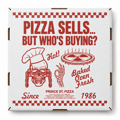 Megadeth Limited Edition Collectible Pizza Box