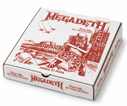 Megadeth Limited Edition Collectible Pizza Box